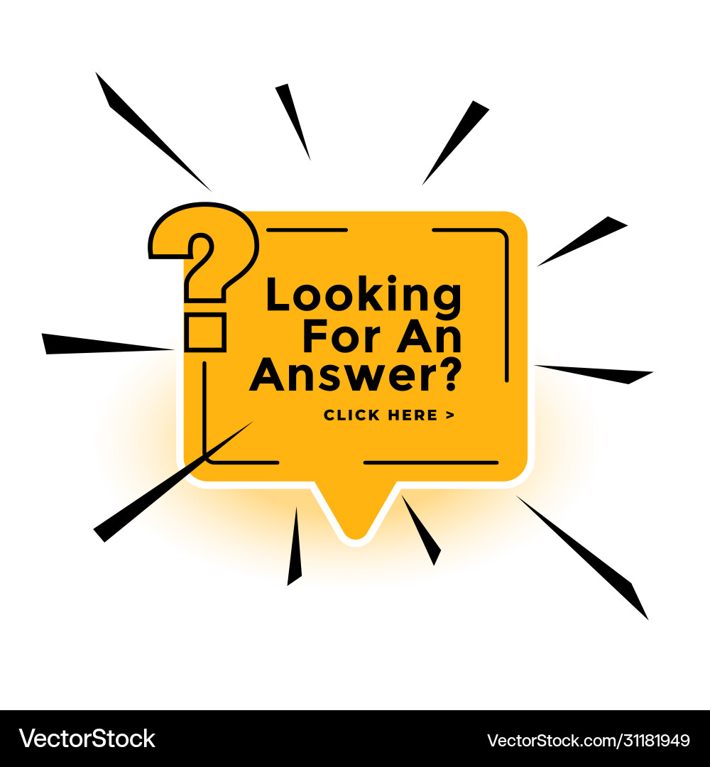 Question Mark Help and Support Background vector image