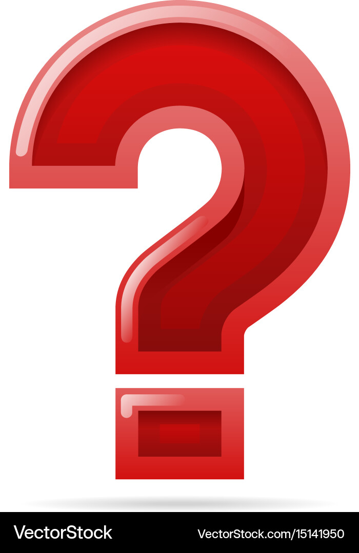 Solution search question mark isolated 3d design vector image