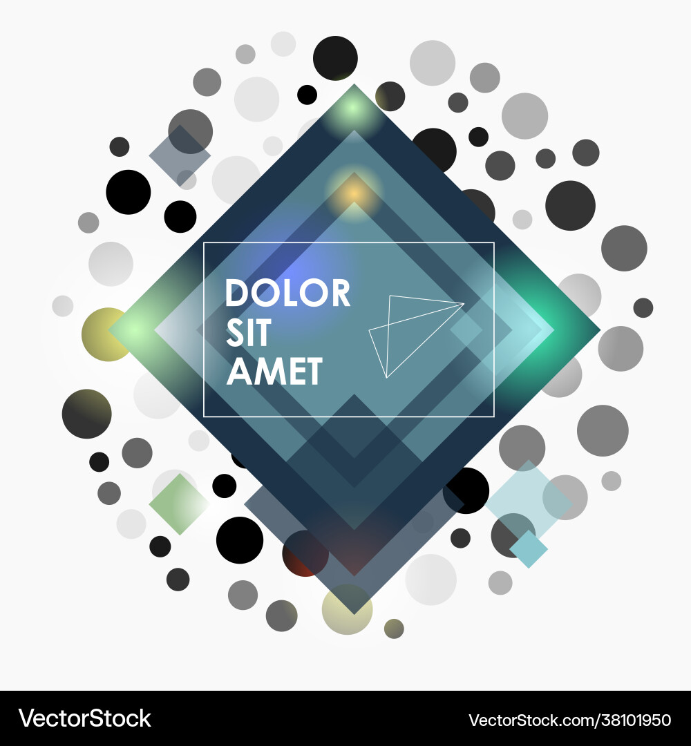 With circles pattern on light With circles pattern on light vector image