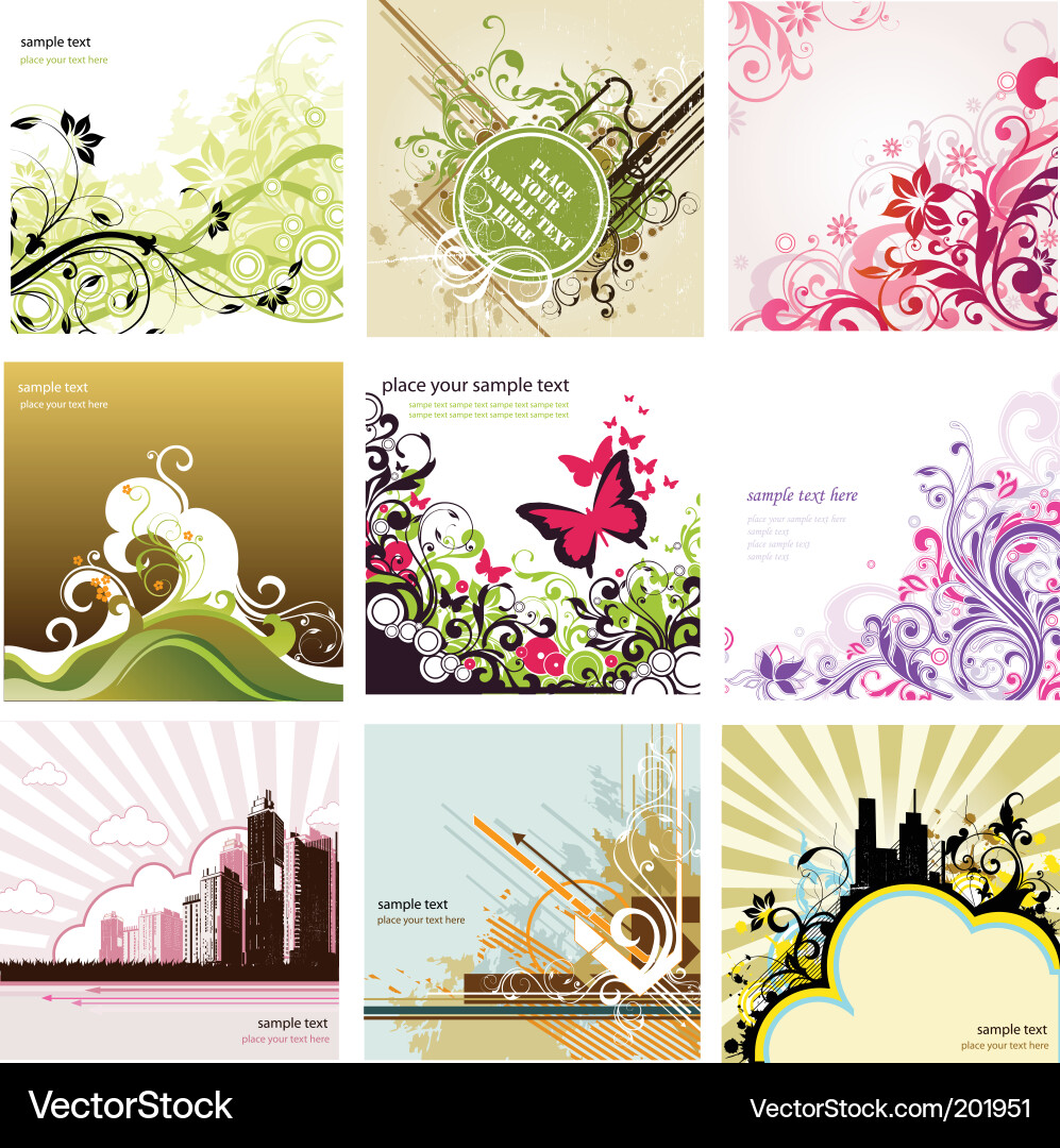 Design set vector image