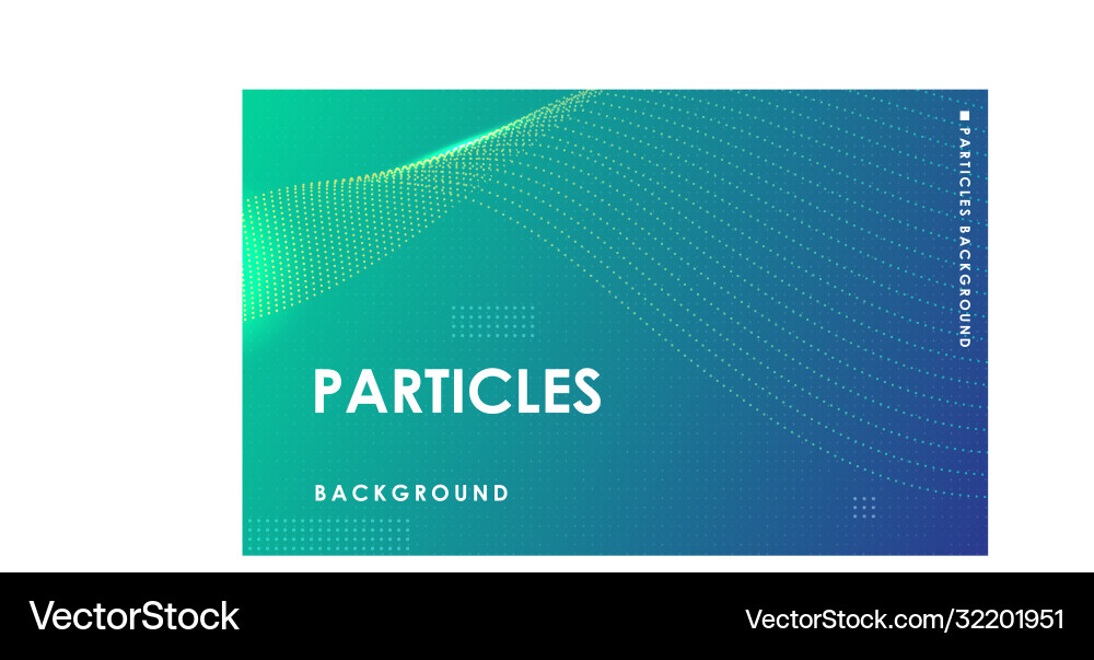 Dynamic abstract wavy particles background Dynamic abstract wavy particles background Vector Image