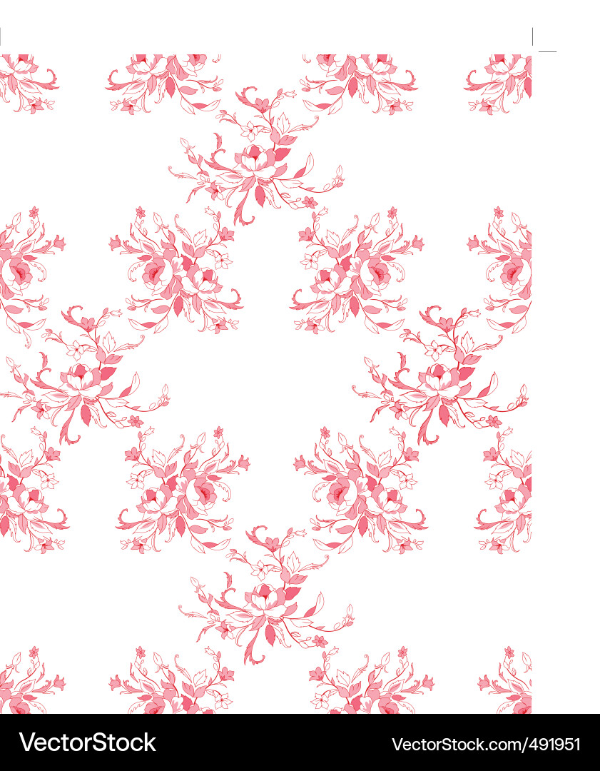 Elegant Floral Swirls vector image