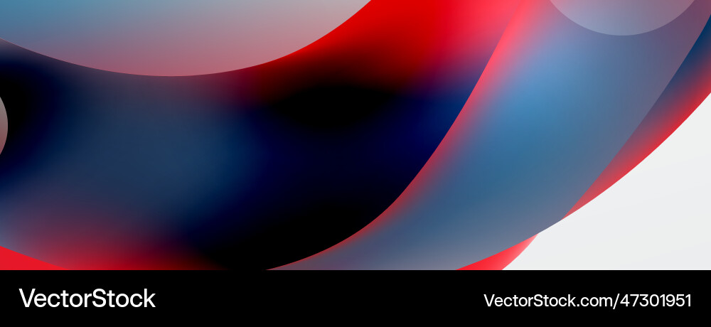 Fluid abstract background round shapes and circle Vector Image