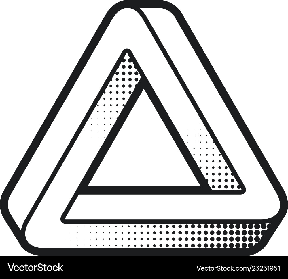 Impossible Shape Optical Illusion – Royalty-Free Vector | VectorStock, image size:1000x971