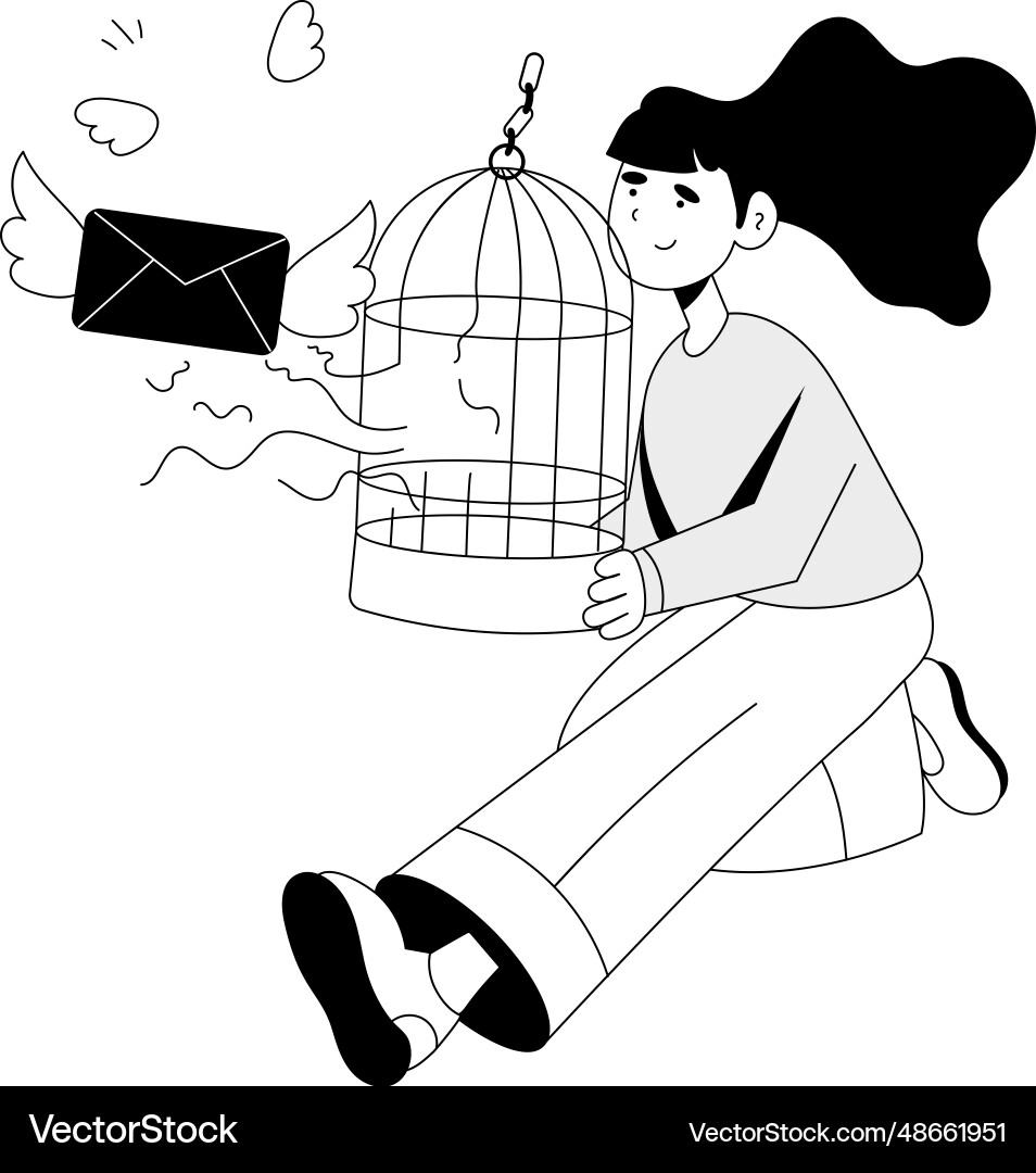 Message sending Vector Image