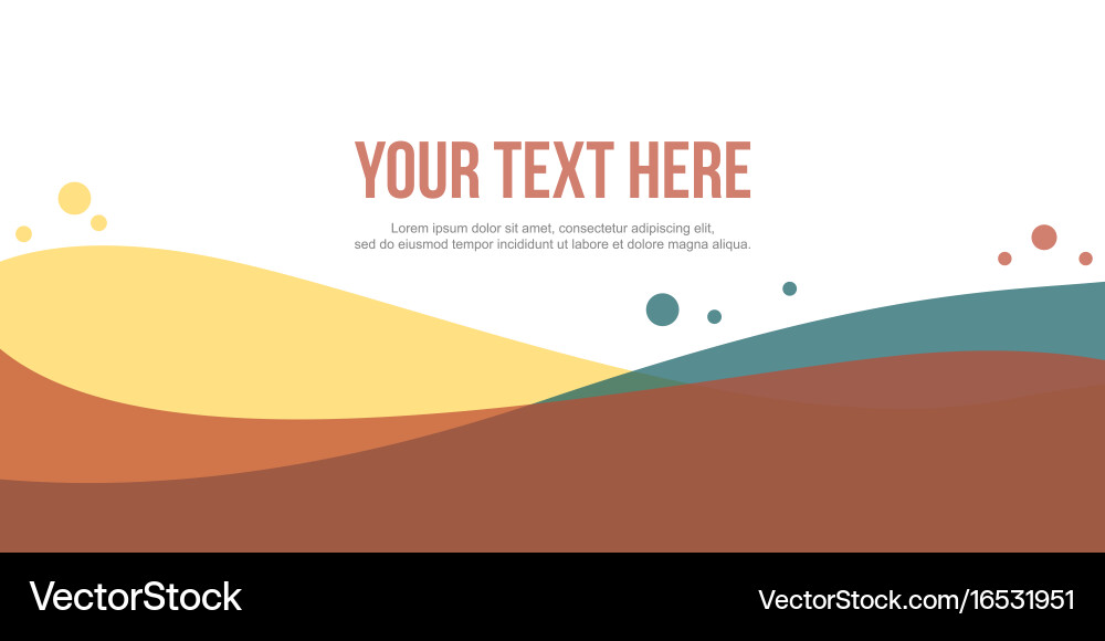 Modern header website abstract background vector image