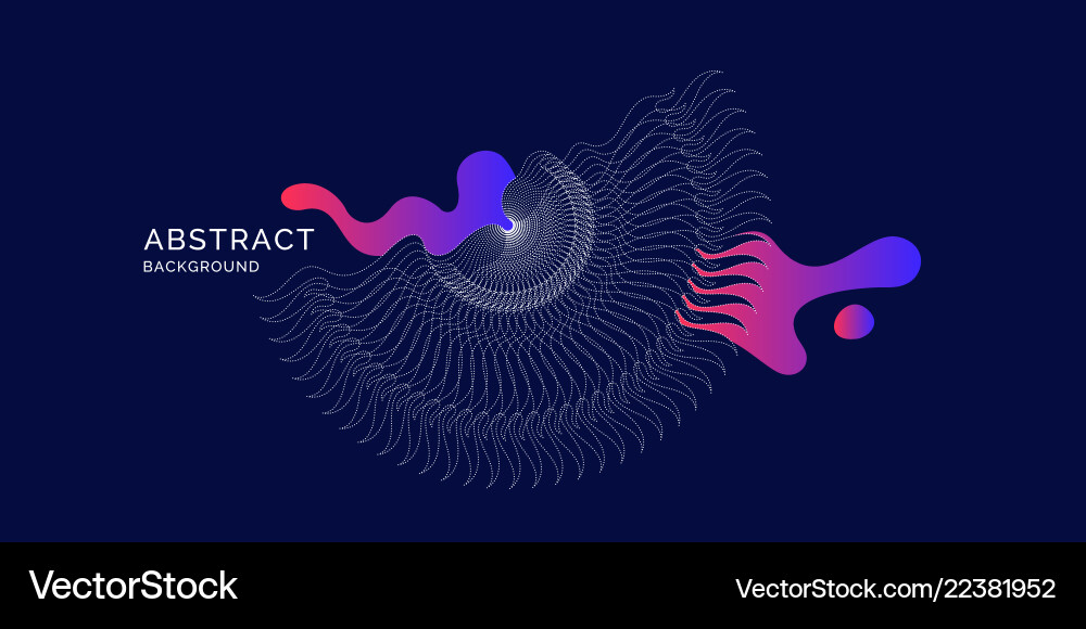 Abstract background with dynamic waves Abstract background with dynamic waves Vector Image