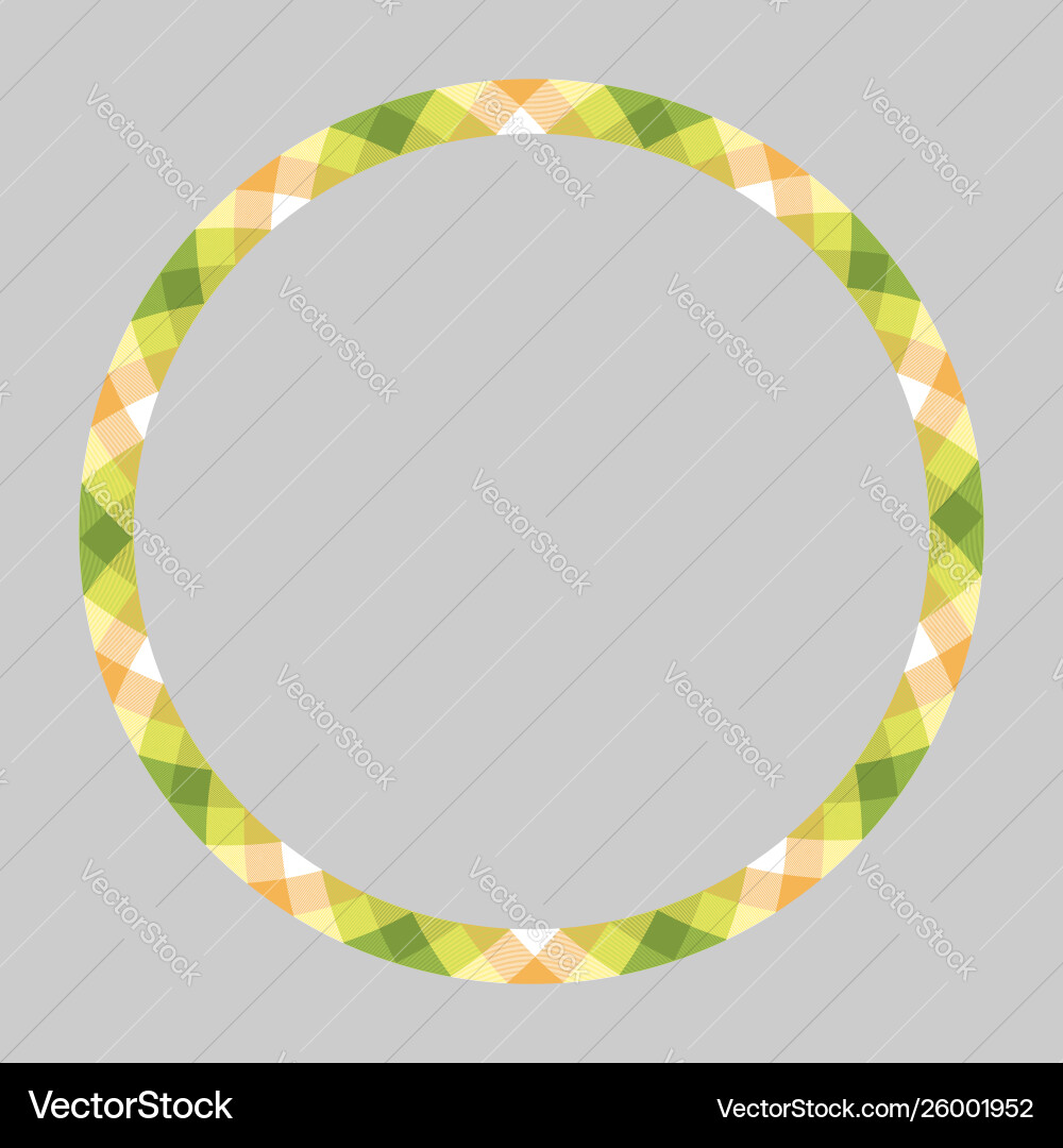 Circle borders and frames round border pattern Circle borders and frames round border pattern Vector Image