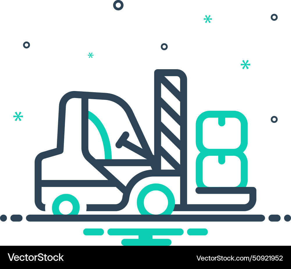 Material handling vector image