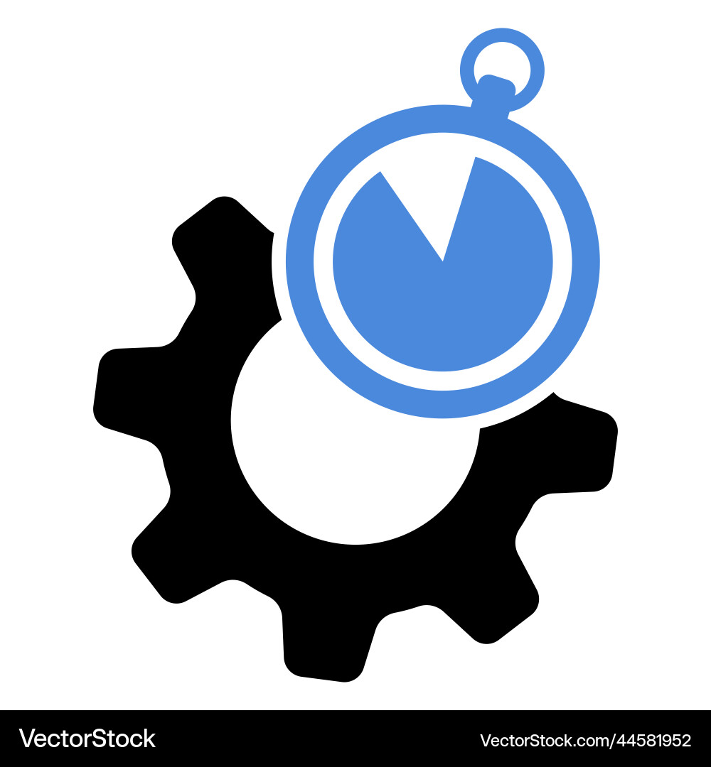 Operationelle Exzellenz Icon Effizienz oder Zeit Operationelle Exzellenz Icon Effizienz oder Zeit vektorbild