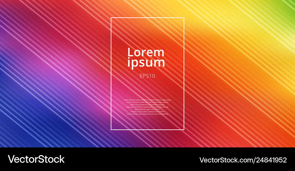Rainbow Gradient Mesh Background vector image