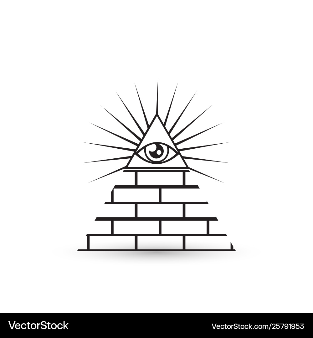 Black pyramids egyptian icon simple tourism Black pyramids egyptian icon simple tourism vector image