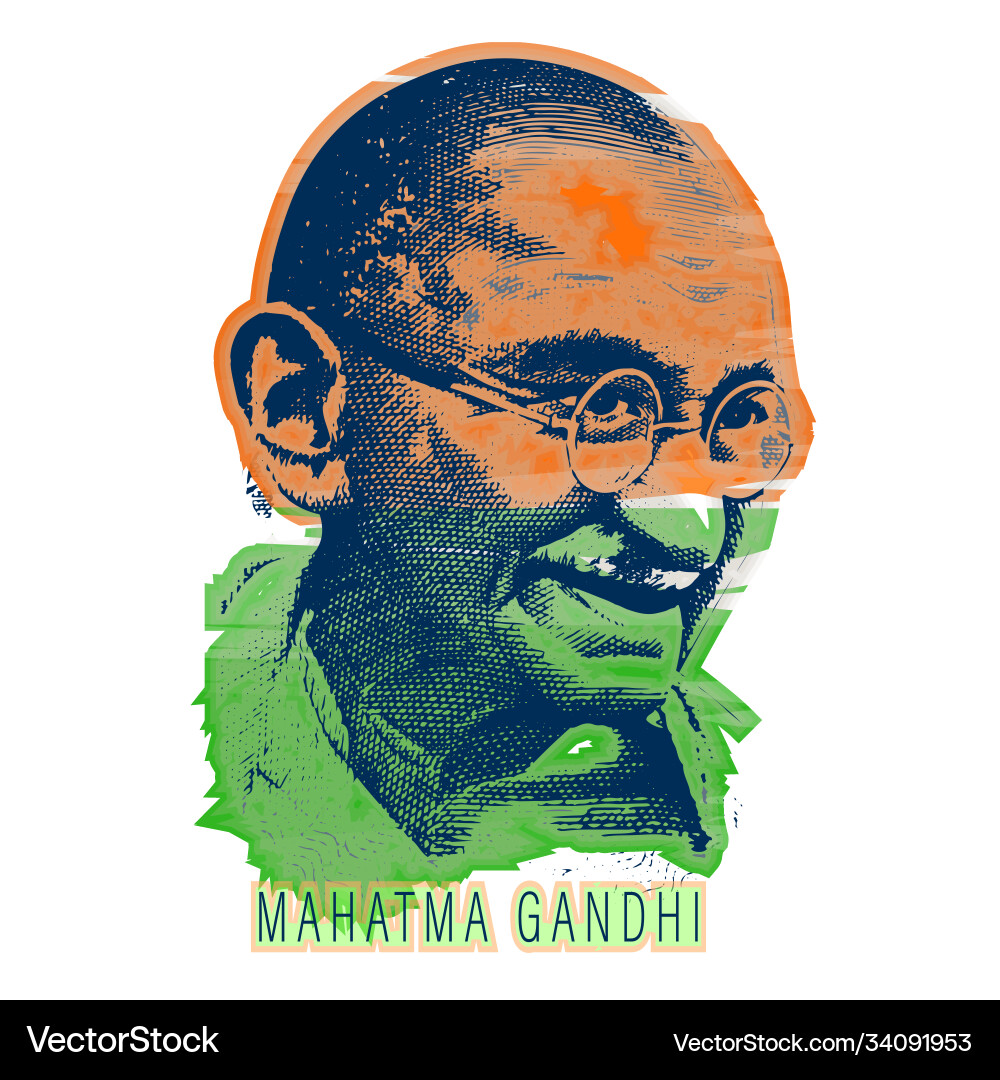 Poster design for 2 october birth anniversary Poster design for 2 october birth anniversary vector image
