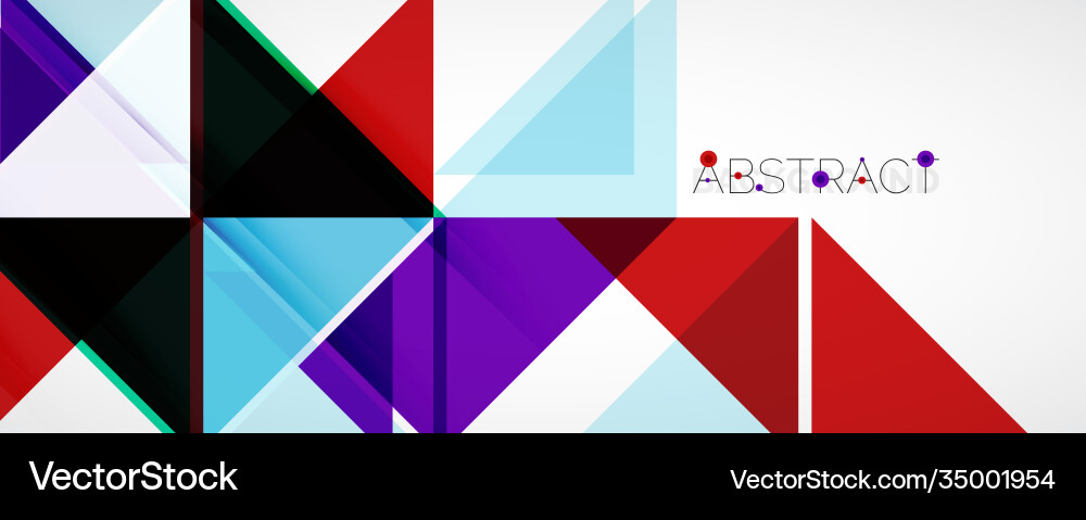 Geometric abstract background techno color Geometric abstract background techno color vector image