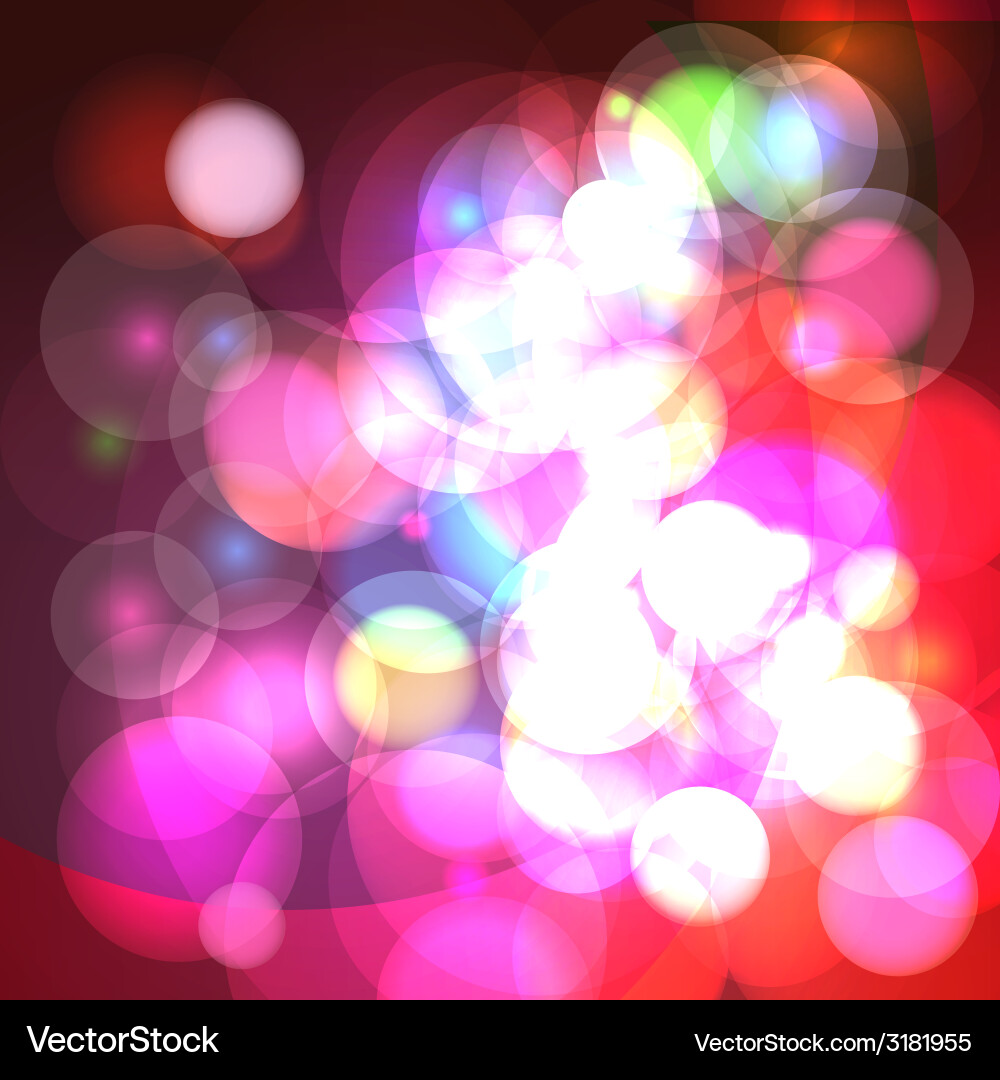 Abstract bokeh effect background vector image