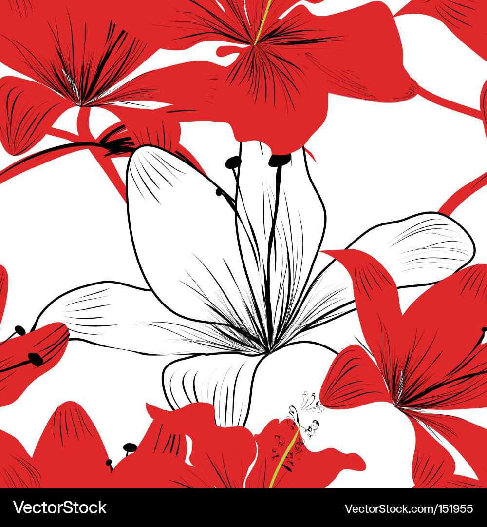 Seamless pattern vector image