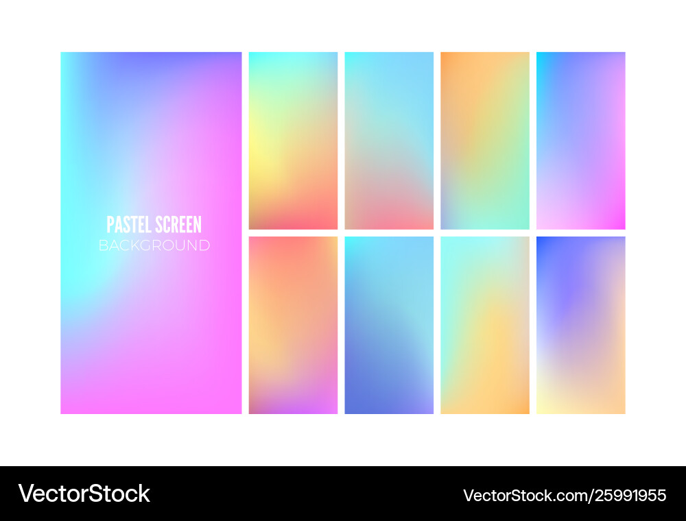 Soft Gradient Color Background vector image