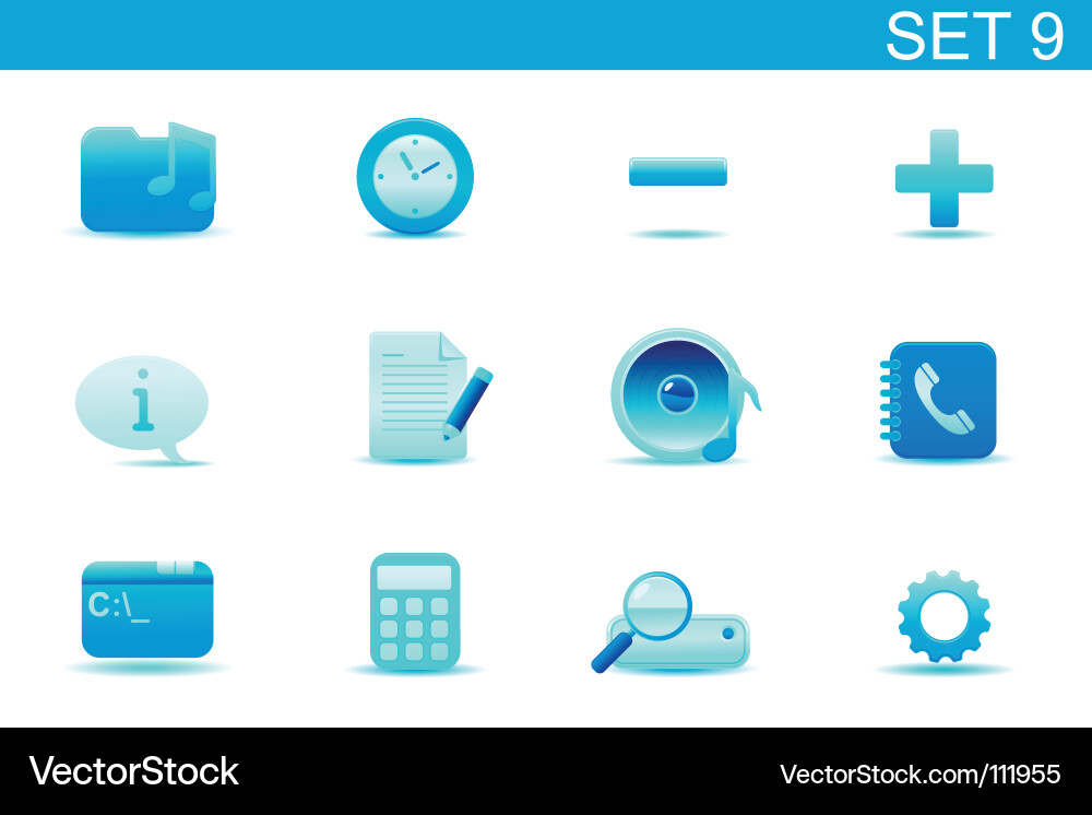 Web icons Vector Image