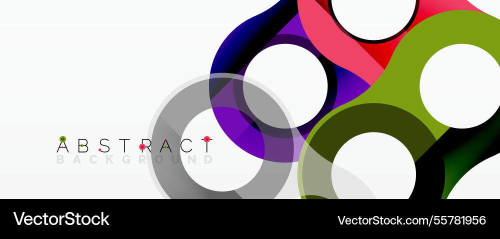 Abstract circle element composition Abstract circle element composition Vector Image
