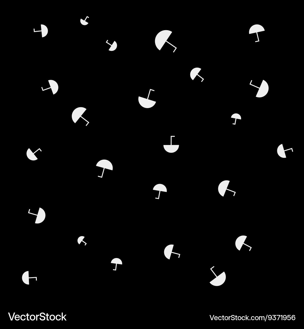 Autumn monochrome simple minimal pattern Vector Image
