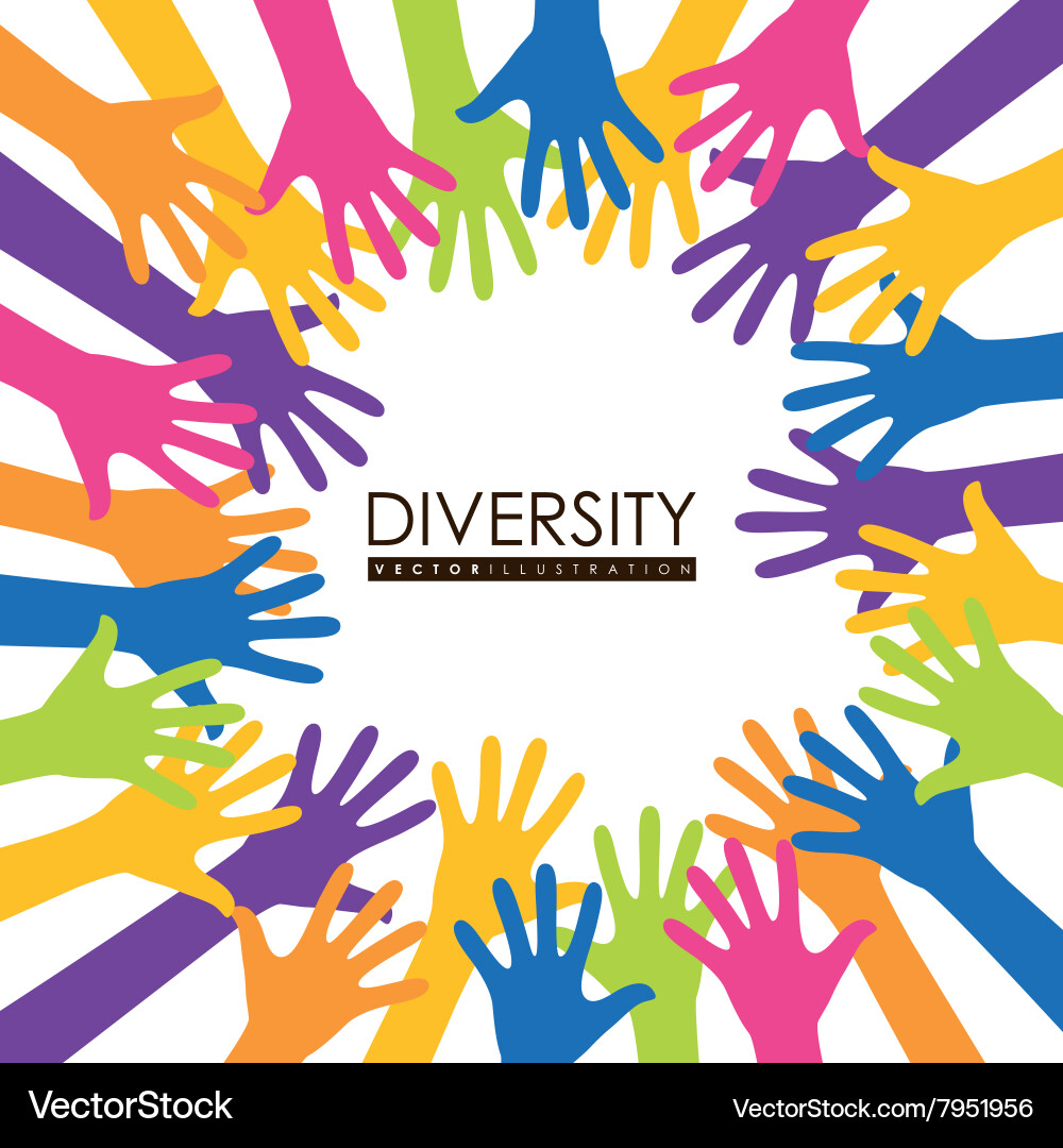 Diversity icon design Royalty Free Vector Image