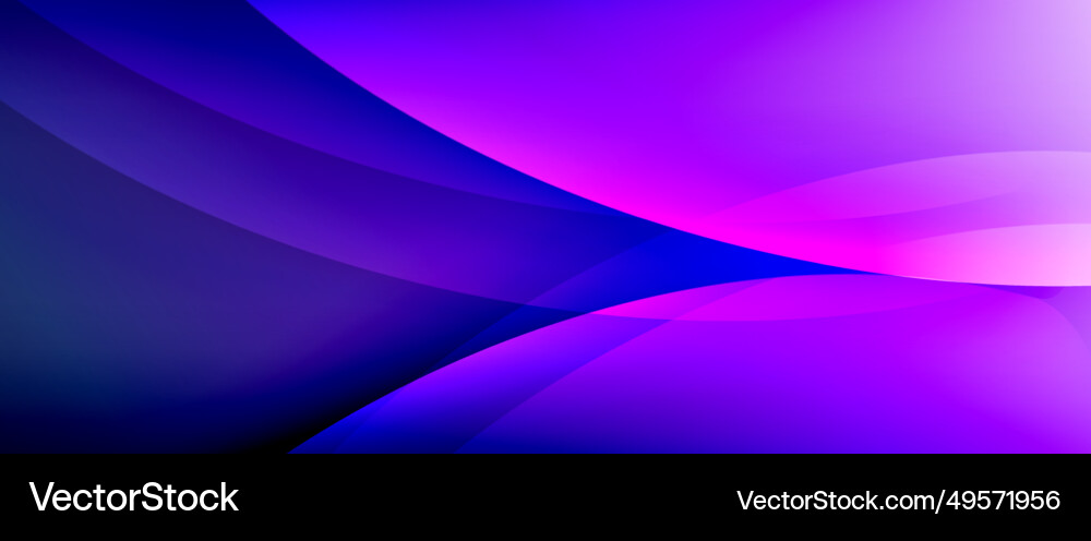 Dynamic flowing waves on gradient color background Dynamic flowing waves on gradient color background vector image