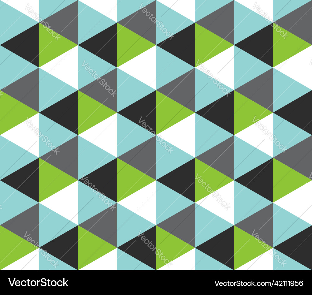 Geometric Triangle Pattern Vector Image