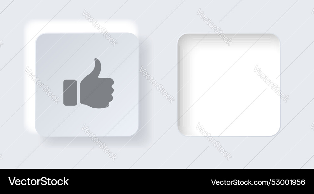 Neumorphic on and off button for interface vector image