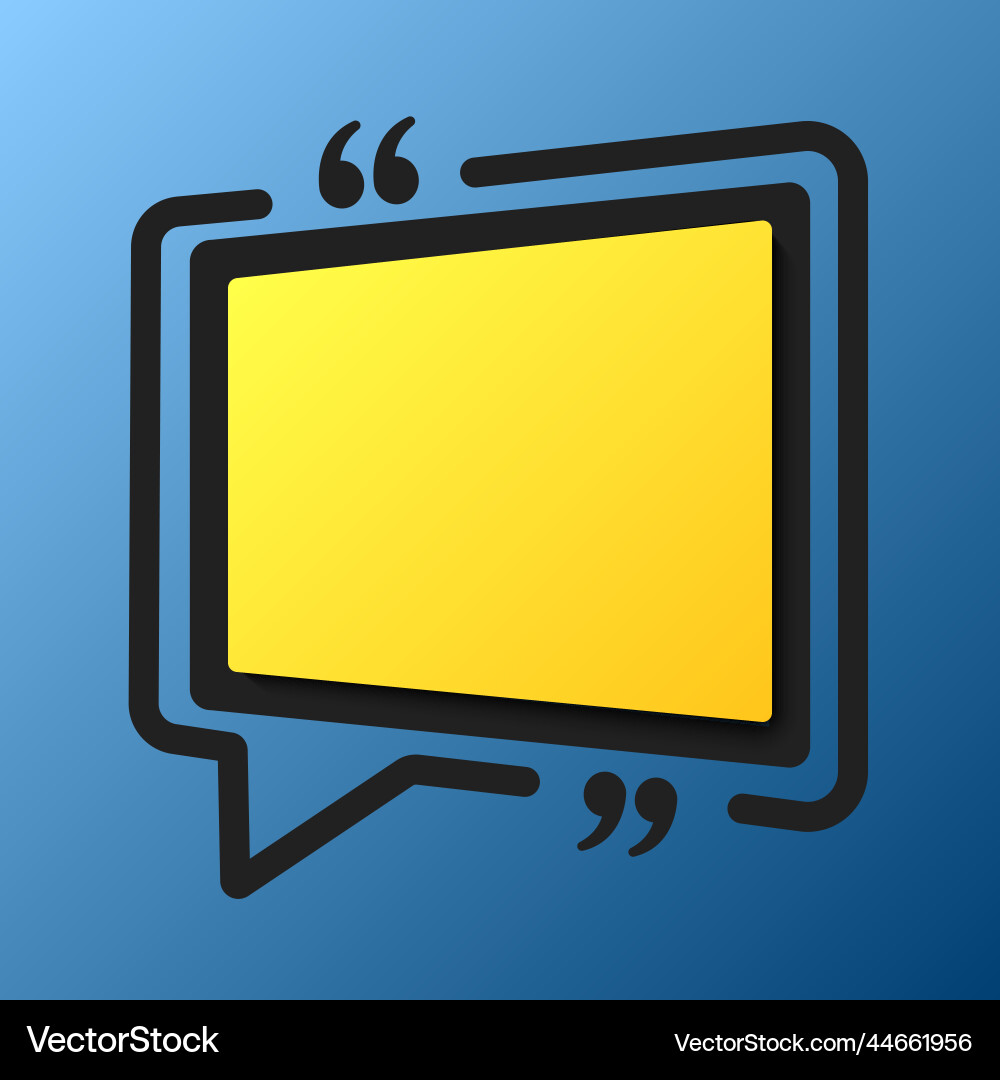 Quote frame blank text boxes background Quote frame blank text boxes background vector image