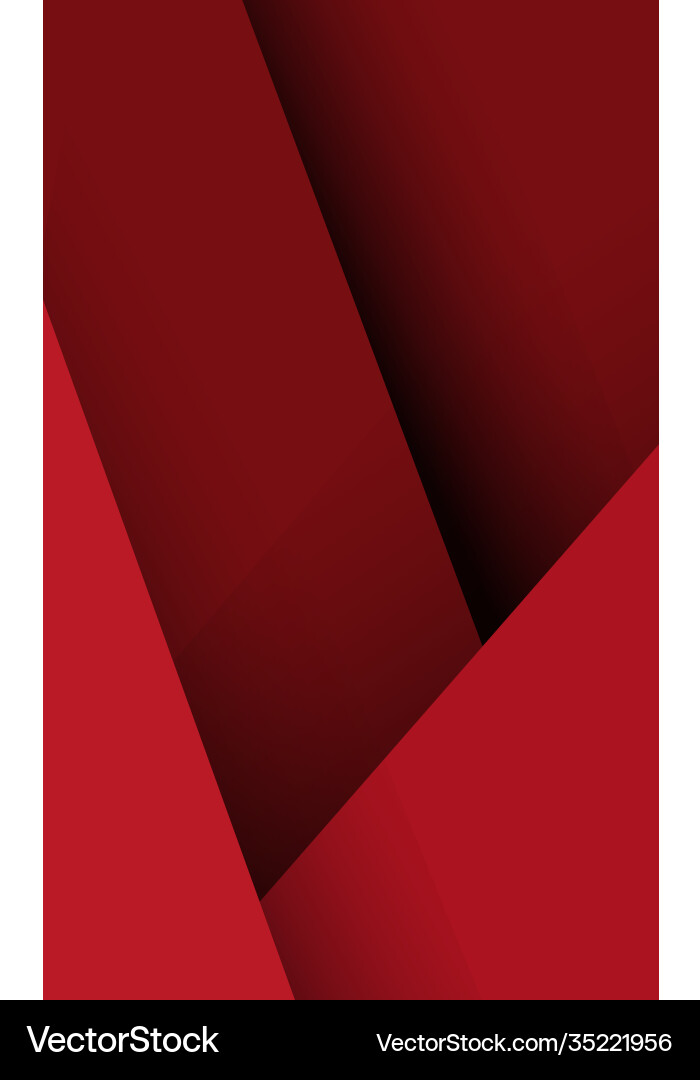 Red Abstract Background with Lines vector image