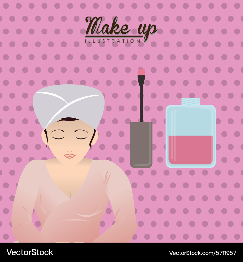 Make up design Vector Image