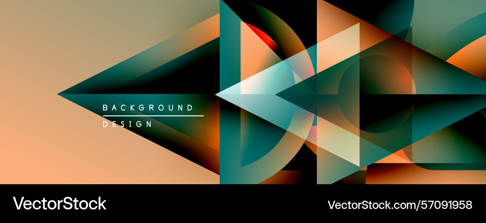 Abstract geometric shapes overlap creating Abstract geometric shapes overlap creating vector image