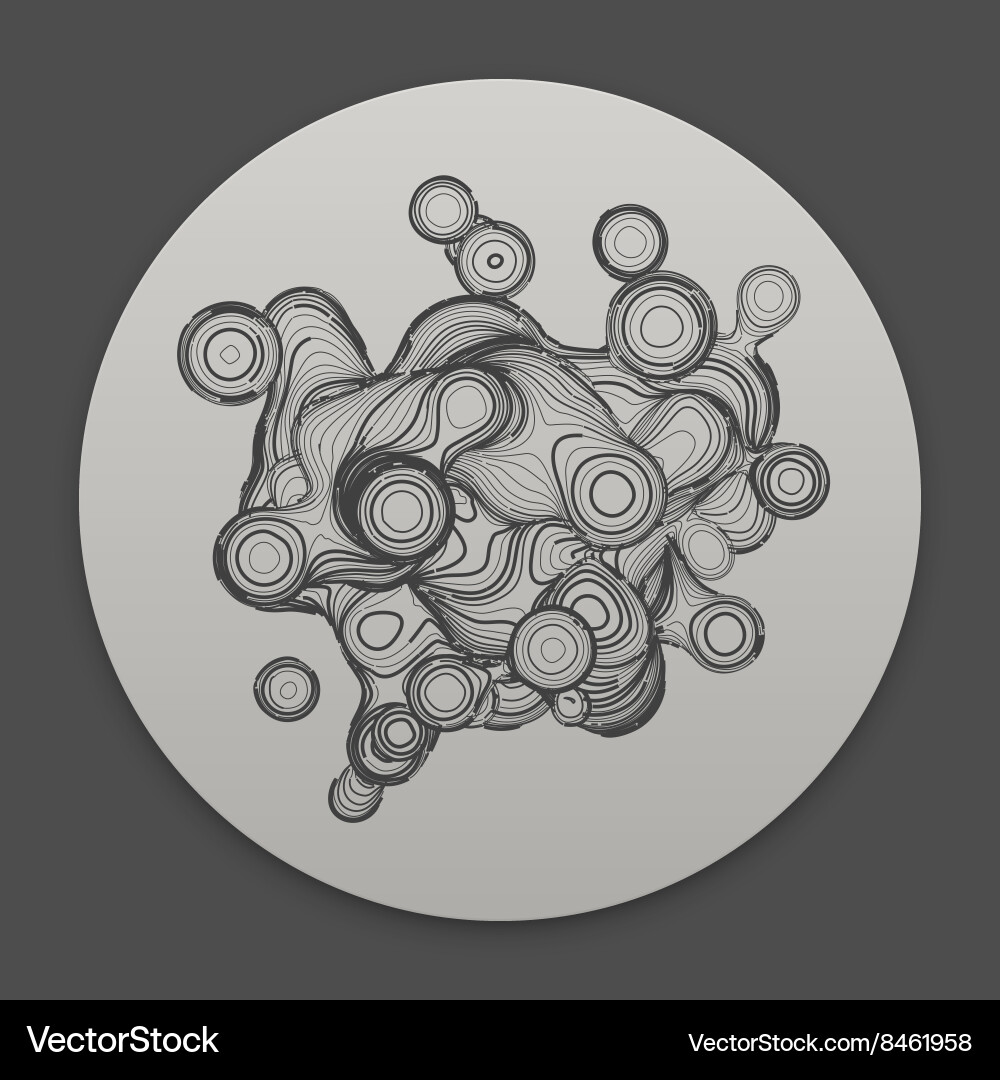 Background with abstract lines vector image