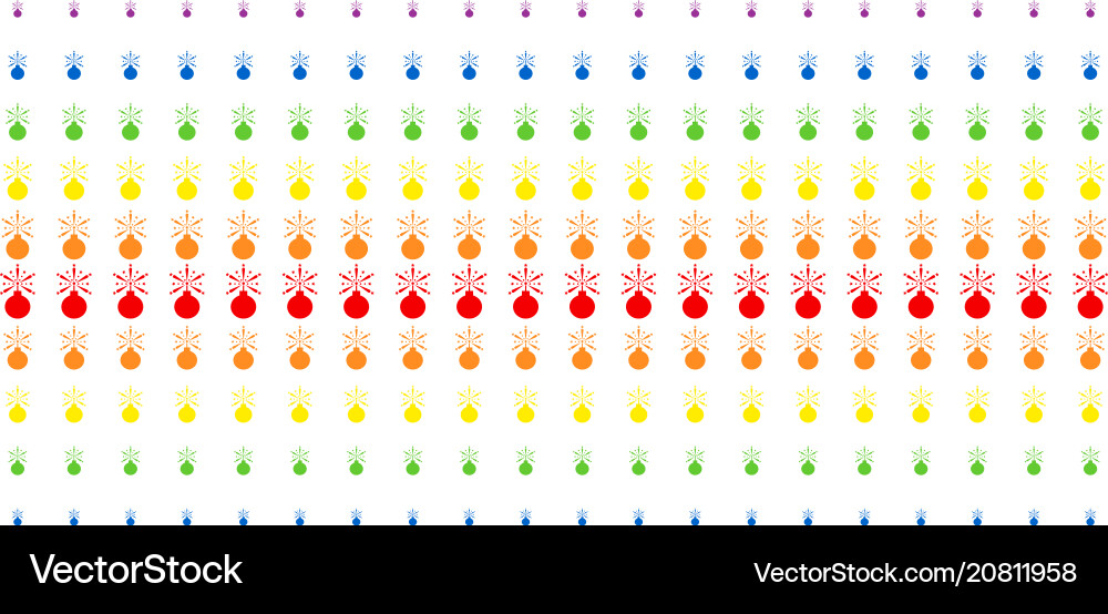 Fireworks detonator shape halftone spectrum Fireworks detonator shape halftone spectrum vector image