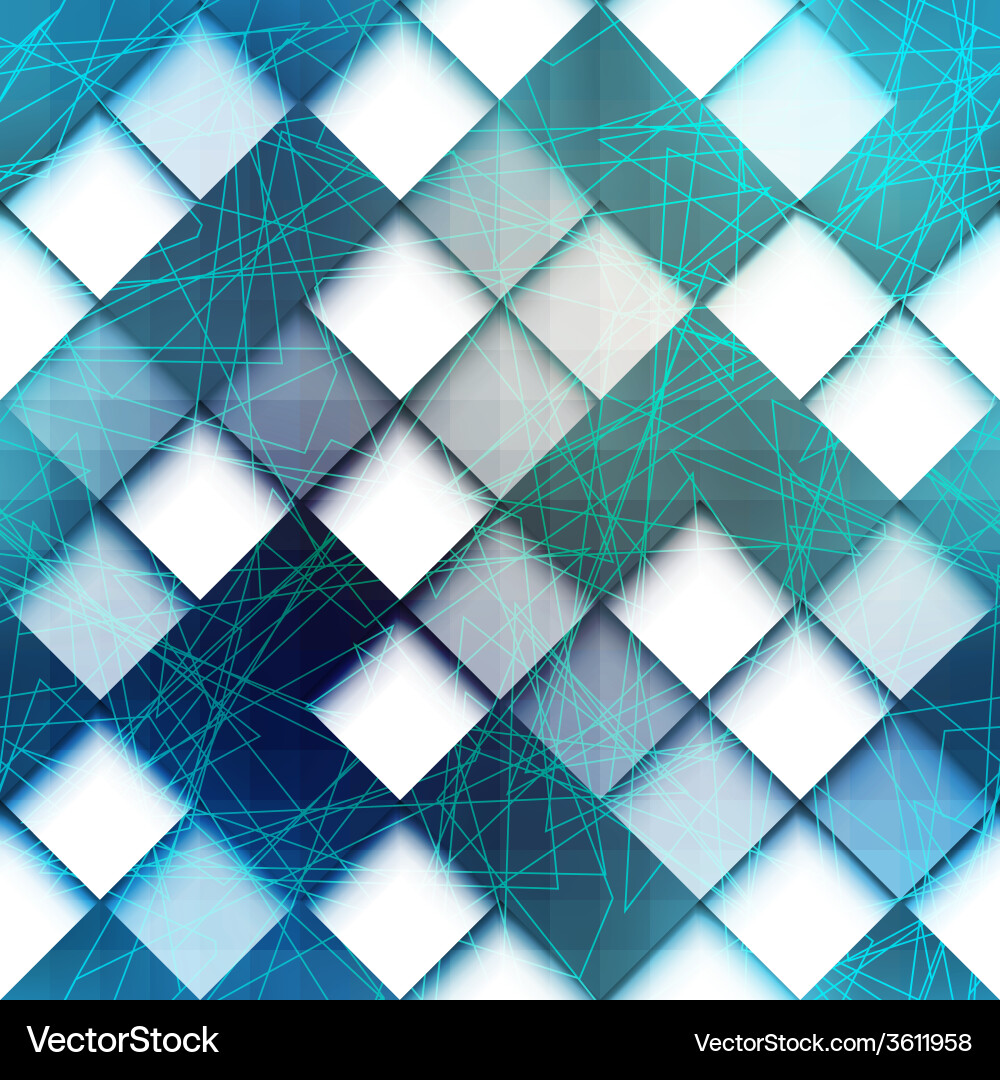 Geometric pattern with green lines Vector Image