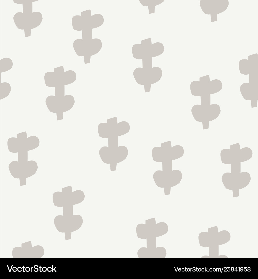 Seamless pattern with cut out elements vector image