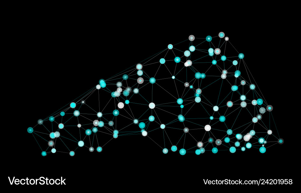 Signal processing visual structure geometric art Signal processing visual structure geometric art vector image