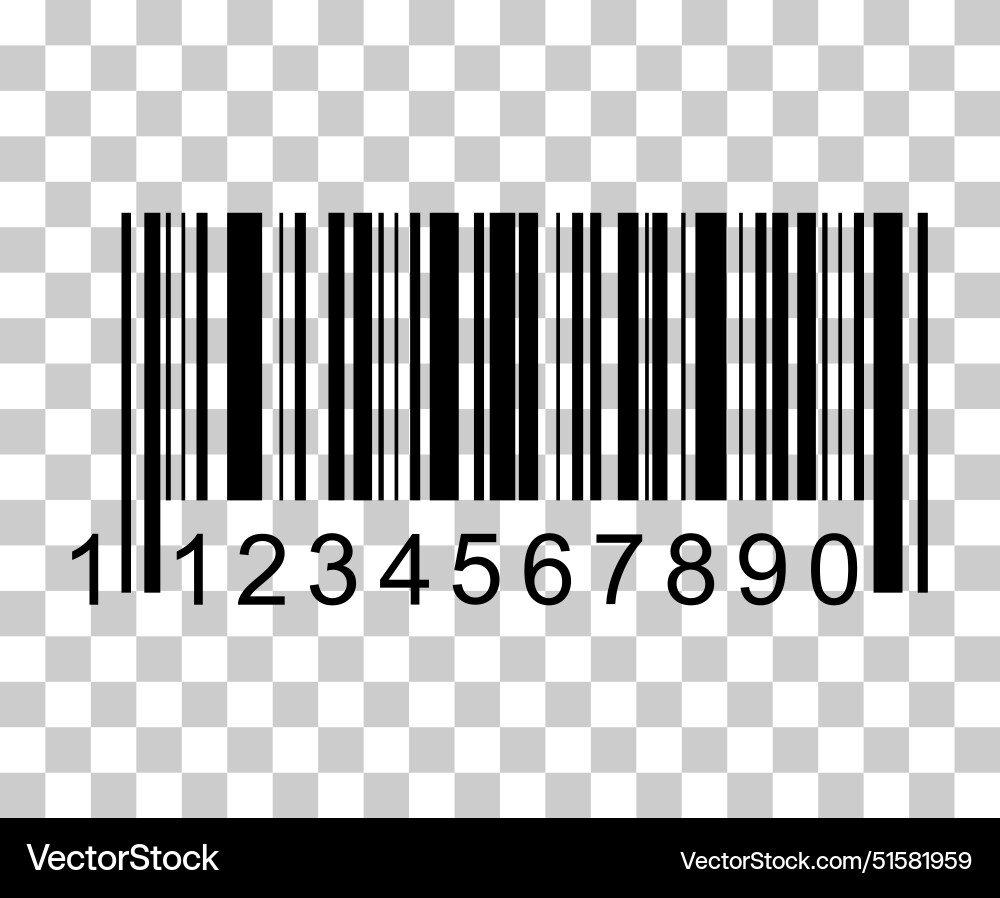 Barcode icon bar code for web flat design isolated Barcode icon bar code for web flat design isolated vector image