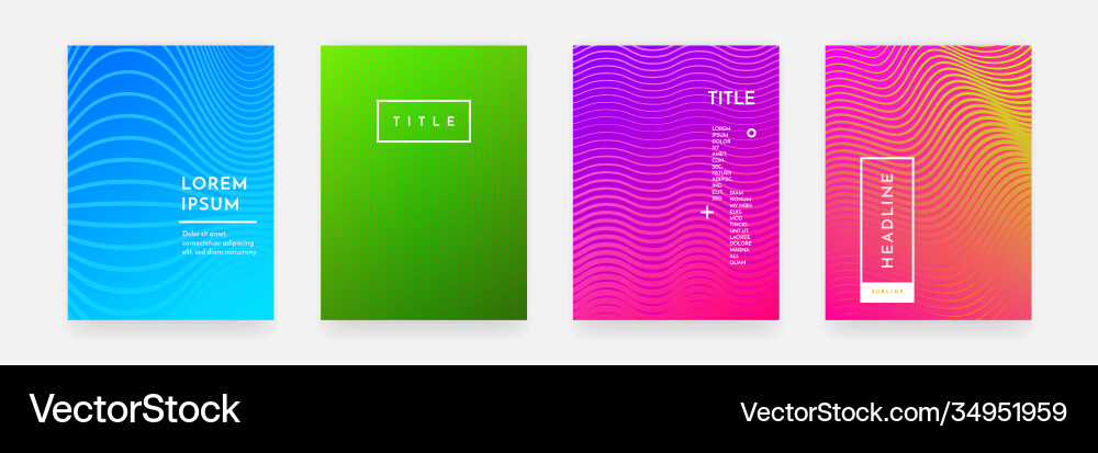 Color gradient abstract geometric pattern texture Vector Image