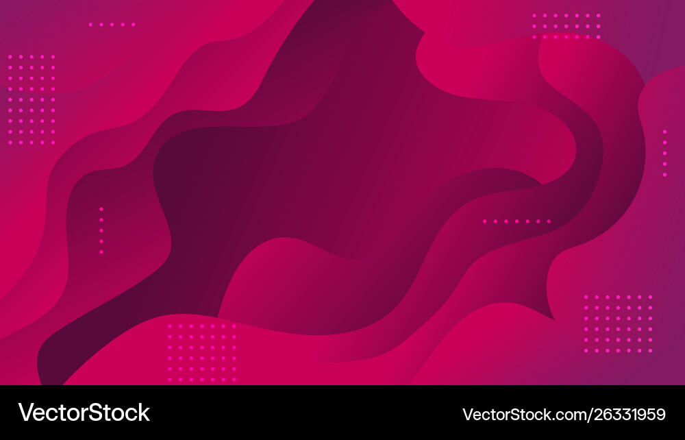 Dynamic pink texture overlapped background Vector Image