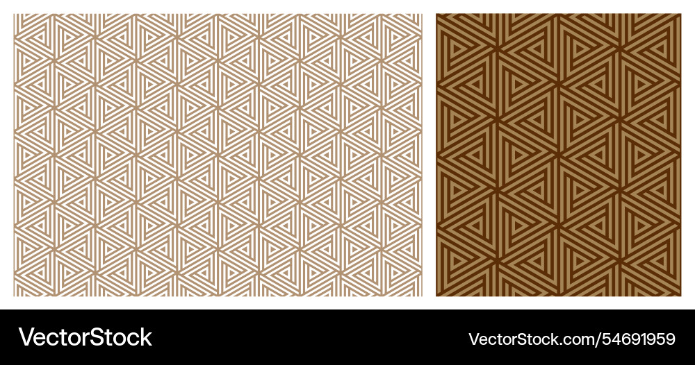 Geometric Triangle Pattern vector image