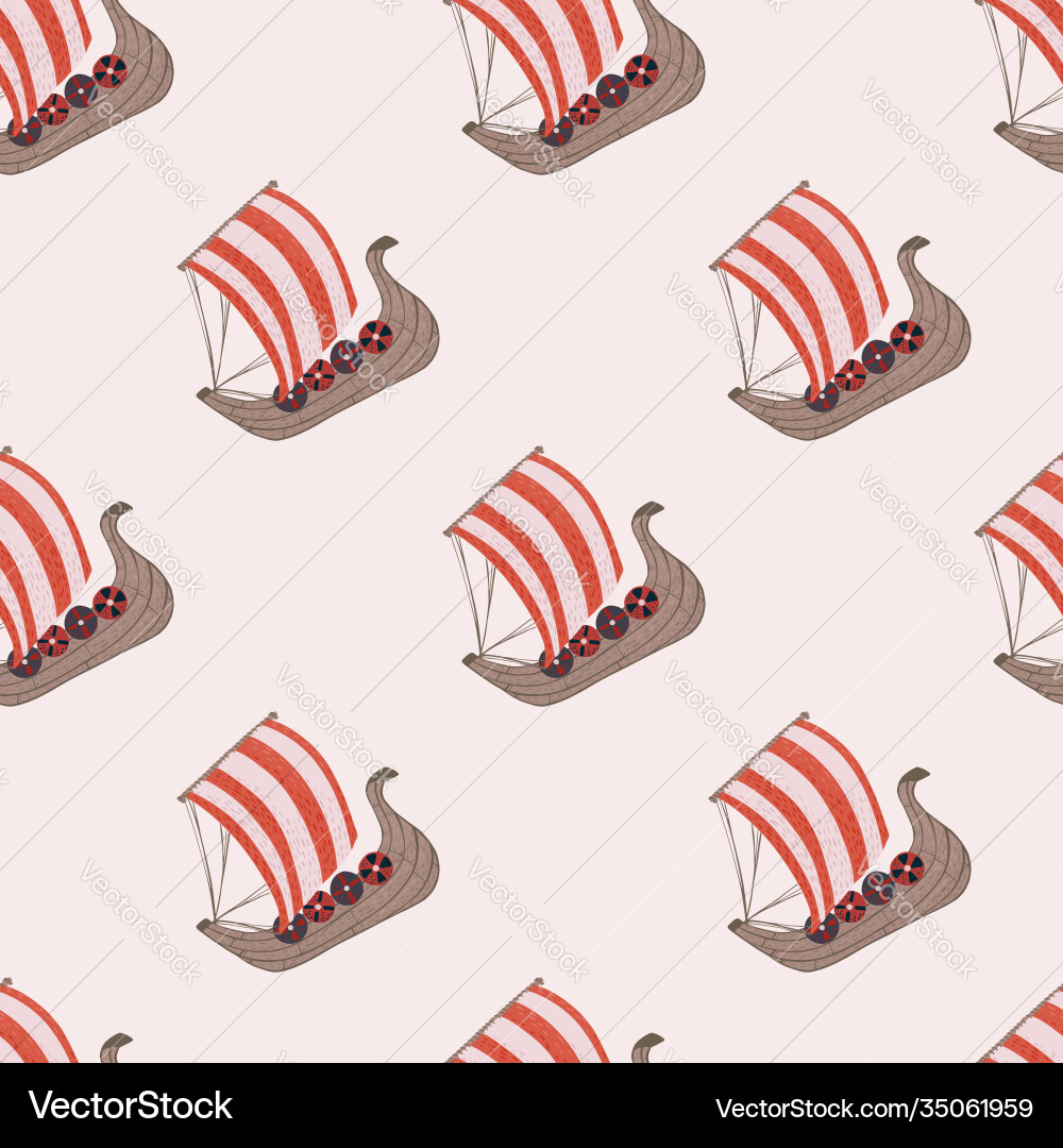 Isolated seamless pattern with doodle snailing Isolated seamless pattern with doodle snailing vector image
