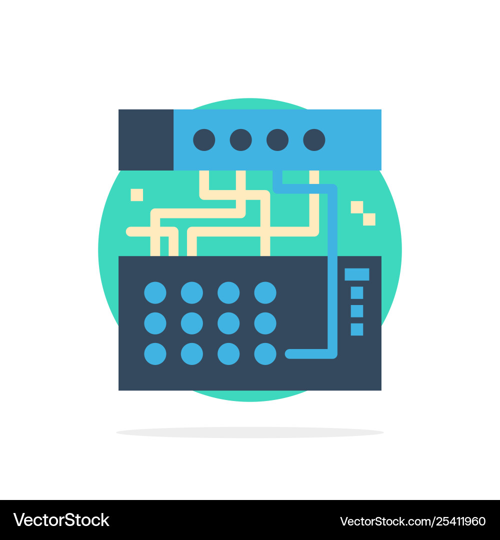 Analog connection device module sound abstract Analog connection device module sound abstract vector image