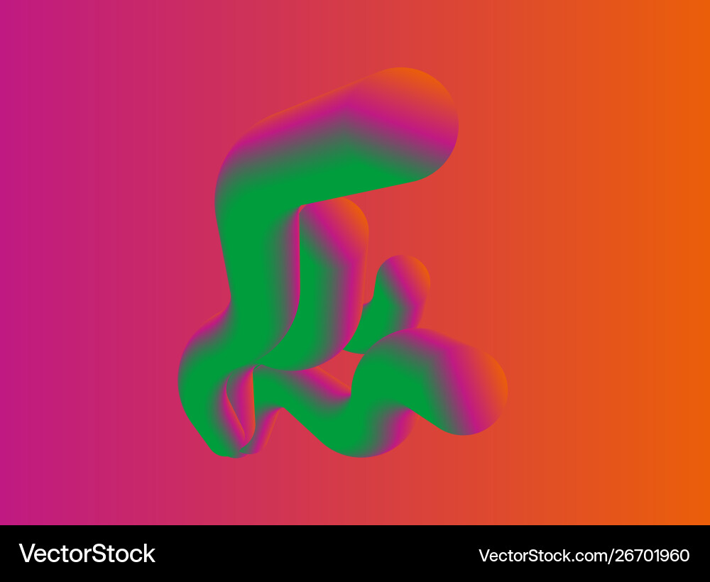 Gradient fluid background Gradient fluid background vector image