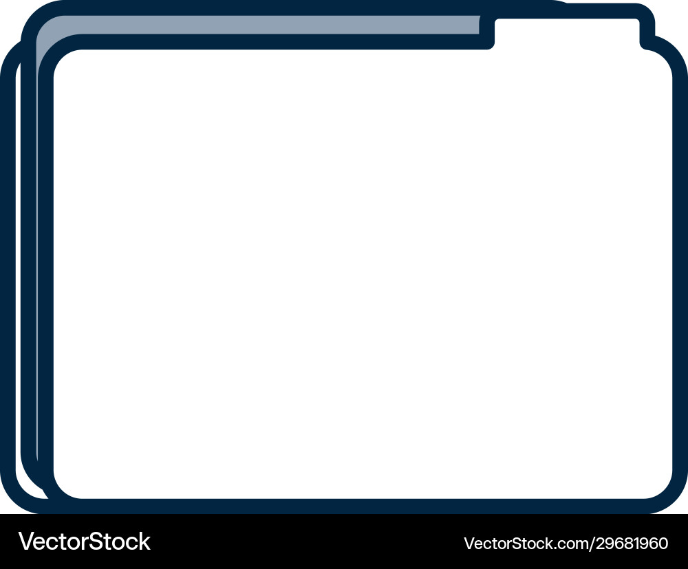 Isolated file half line color style icon Isolated file half line color style icon vector image