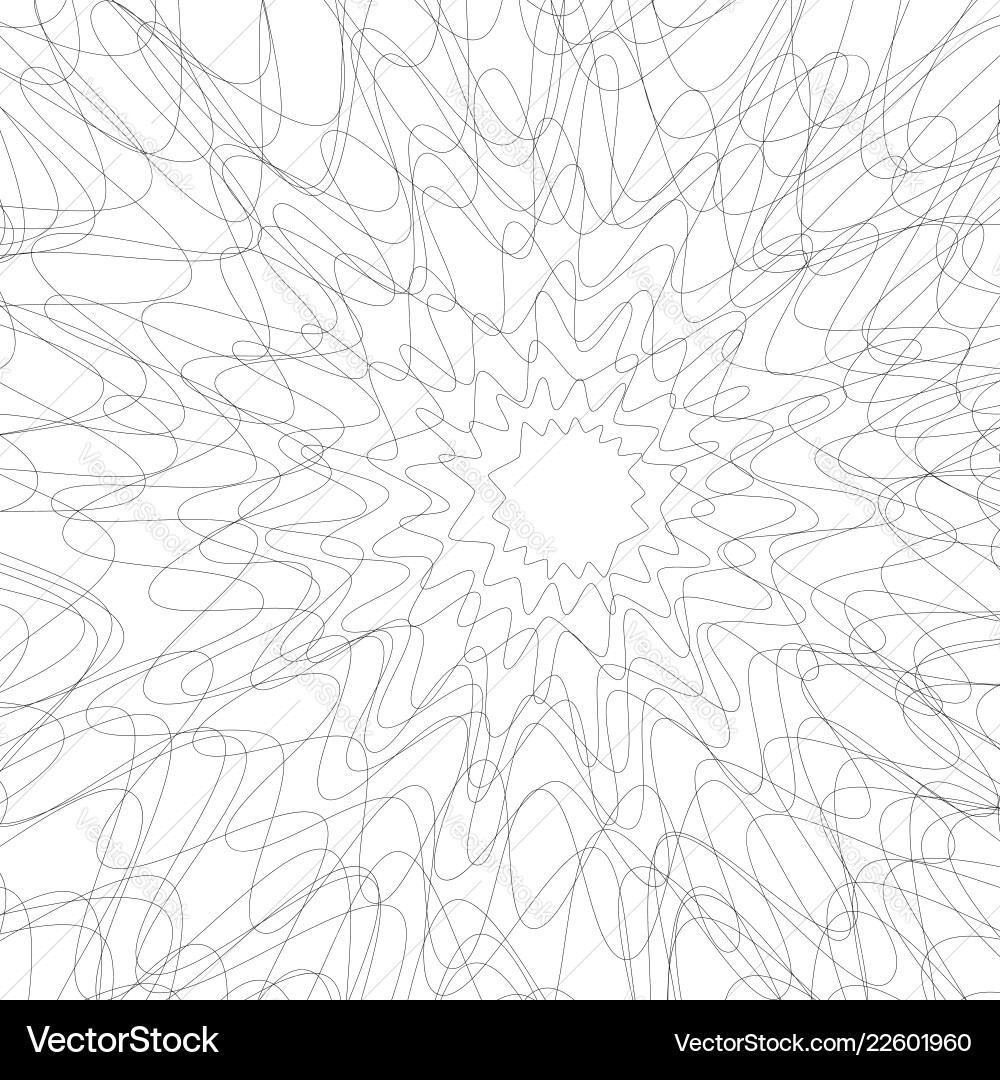 Tangled random curvy lines pattern geometric Tangled random curvy lines pattern geometric vector image