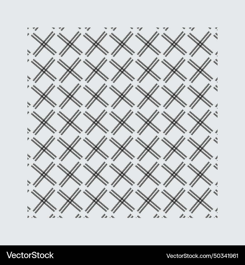 Black and white pattern design template print Vector Image