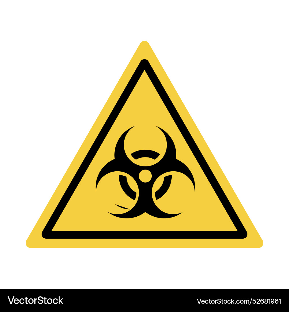 Danger Warntafel-Symbol biologische Gefahr Danger Warntafel-Symbol biologische Gefahr vektorbild