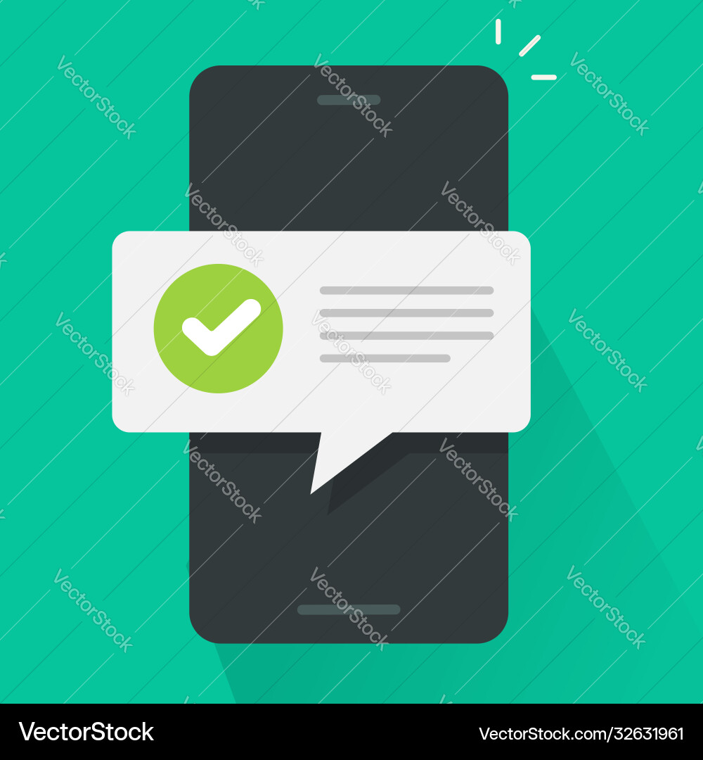 Push-Benachrichtigungsnachricht auf Handy Push-Benachrichtigungsnachricht auf Handy vektorbild