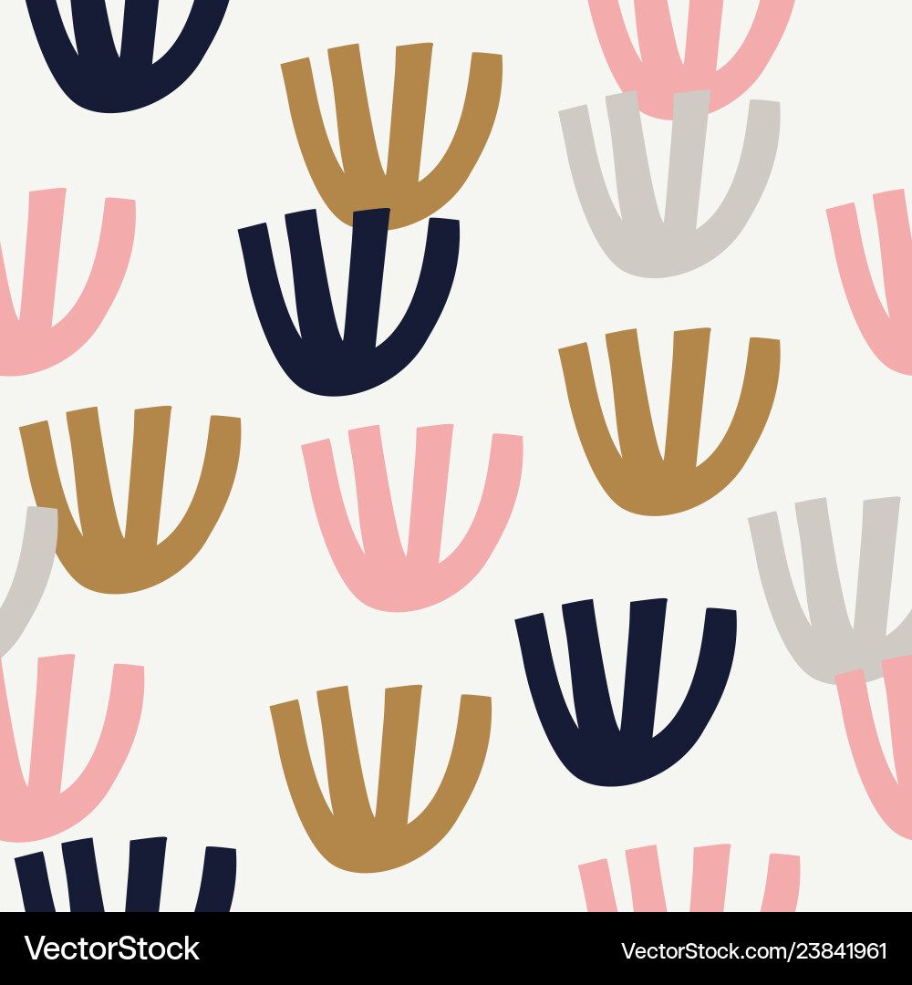 Seamless pattern with cut out elements Seamless pattern with cut out elements vector image